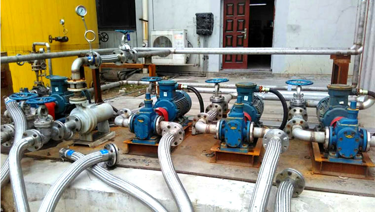 YCB圓弧齒輪泵用戶現在案例