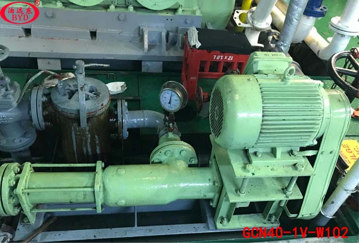 GCN40-1V-W102船用螺桿泵6臺全部年前交用戶安裝使用 GCN40-1V-W102船用螺桿泵6臺全部年前交用戶安裝使用