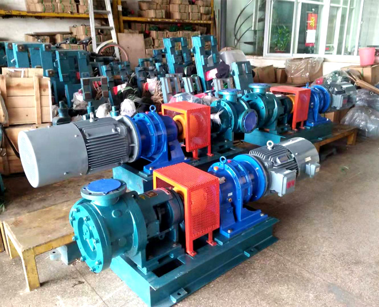 高立德三期項目107膠泵硅油泵白油泵全部選用遠東泵業NYP220B-RU-T2-W11