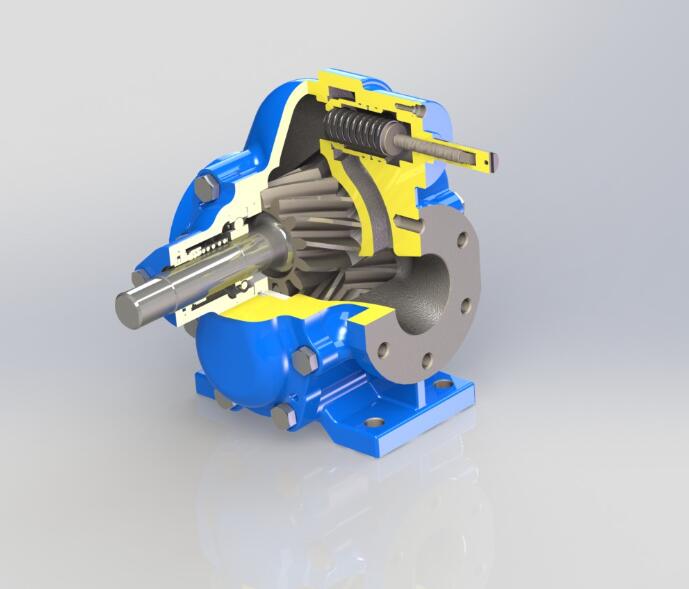 KCB300人字形齒輪油泵輸送潤滑油流量18m3/h KCB300人字形齒輪油泵輸送潤滑油流量18m3/h